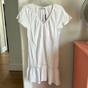 White vineyard vines cover up dress